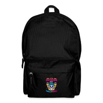 Horror Skateboarder Halloween Skateboard Cadeau - Sac à dos - noir - Devant