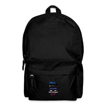 Estnisches Mädchen - Rucksack - Schwarz - Vorne
