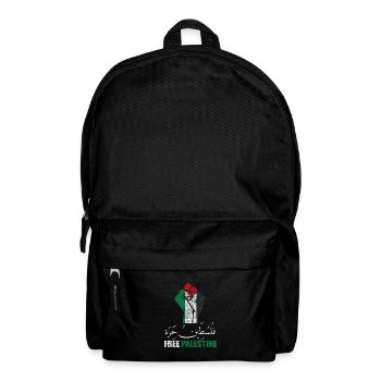 Free Palestine Faust - Rucksack - Schwarz - Vorne