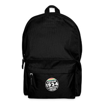Cadeau d’anniversaire en édition limitée depuis 1934 - Sac à dos - noir - Devant
