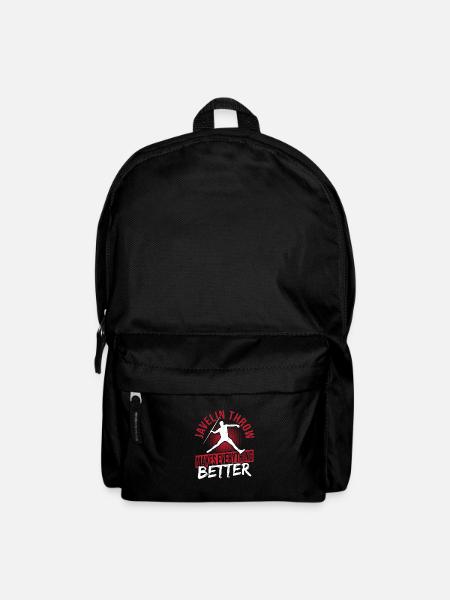 Speerwerfen Speerwerfen Geschenk - Rucksack - Schwarz