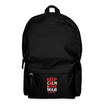 Healthy Heartbeat February Heart Awareness - Backpack - black - Front