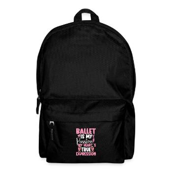 Ballett Ballerina Tanz Tänzerin Tanz Ballett - Rucksack - Schwarz - Vorne