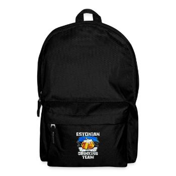 Équipe de beuverie d’Estonie - Sac à dos - noir - Devant