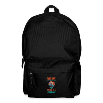 Sirène Reine, Mer, Royal, Océan, Monarque - Sac à dos - noir - Devant