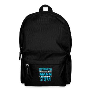 Stefan Name Design - Rucksack - Schwarz - Vorne