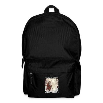 Der Krampus Kommt | Kramperl | Krampus Kostüm - Rucksack - Schwarz - Vorne