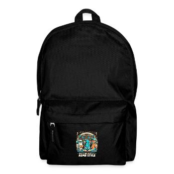 Asmr Whispering Asmr Enthusiast Mindfulness - Rucksack - Schwarz - Vorne
