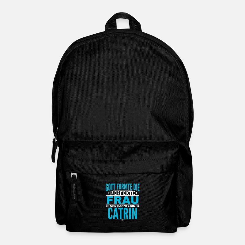 Catrin Name Design - Rucksack - Schwarz