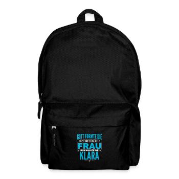 Klara Name Design - Backpack - black - Front