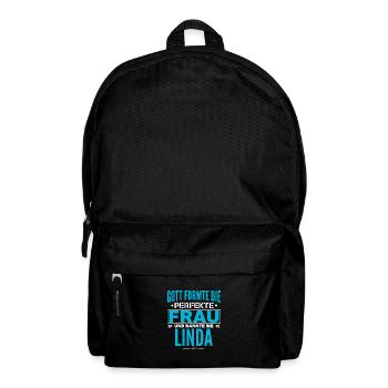 Linda Name Design - Rucksack - Schwarz - Vorne