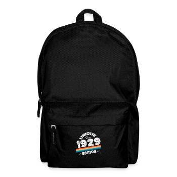 Unique seit 1929 Edition Geburtstag Vintage 1929 - Rucksack - Schwarz - Vorne