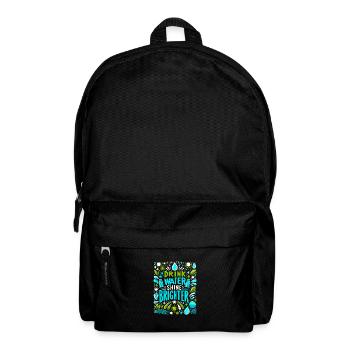 Hydration Drink Water Stay Hydrated - Backpack - black - Front