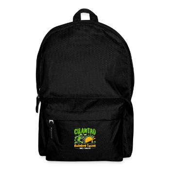 Cilantro Hater Hate Cilantro Soap Button - Backpack - black - Front