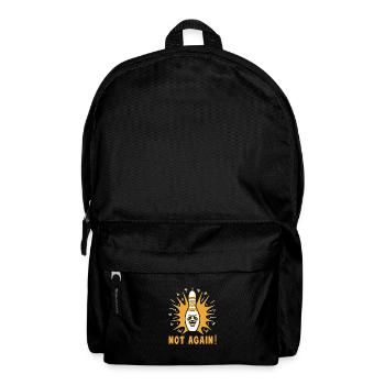 Funny bowling team bowler strike bowling club - Backpack - black - Front