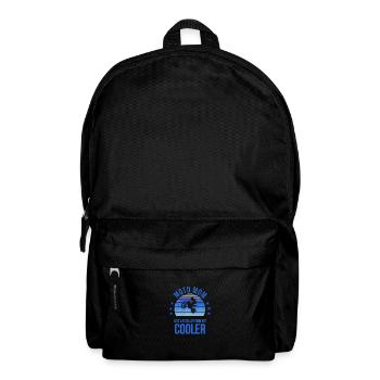 Moto Mom Motocross Mothers Day Birthday Funny - Backpack - black - Front