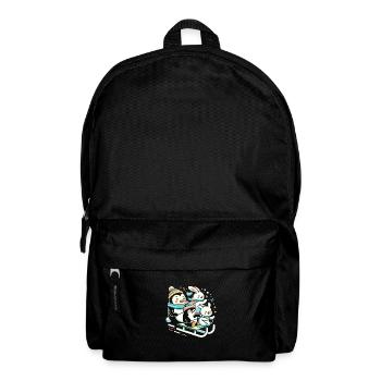 Sledding Snow Sled Winter Sport Winter Outdood - Backpack - black - Front