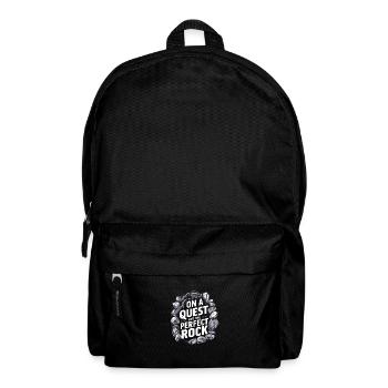 Geology Stone Hunt Agate Hunter Stone Collecting - Backpack - black - Front