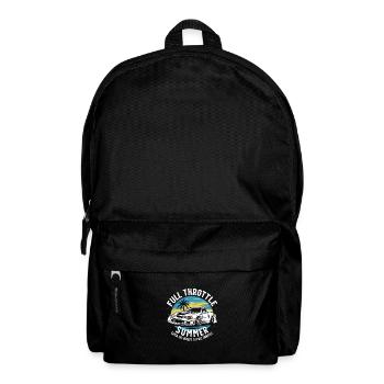Car drift racing, racing car motorsport drift - Backpack - black - Front
