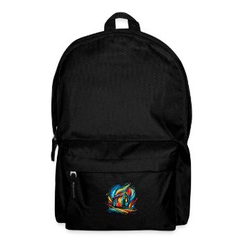 Rolling Tiny House Minimalistischer Lebensstil - Rucksack - Schwarz - Vorne