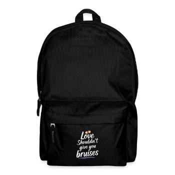 Raising awareness of domestic violence - Backpack - black - Front