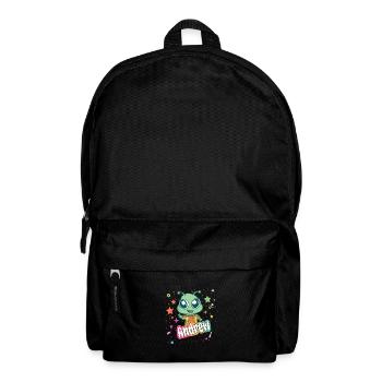 ANDREW - Beautiful boy name with cute alien - Backpack - black - Front