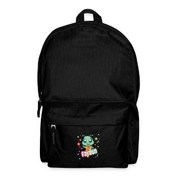 PAYDEN - Beautiful boy name with cute alien - Backpack - black - Front