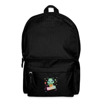 MORITZ - Schöner Junge Name mit süßem Alien - Rucksack - Schwarz - Vorne