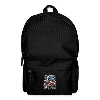 Magical Patriotism American Unicorn United States - Backpack - black - Front
