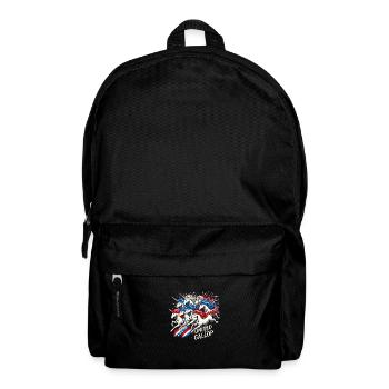 Magical Patriotism American Unicorn United States - Backpack - black - Front