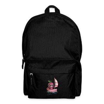 Frucht Litschi Bootfahren Geschenk - Rucksack - Schwarz - Vorne