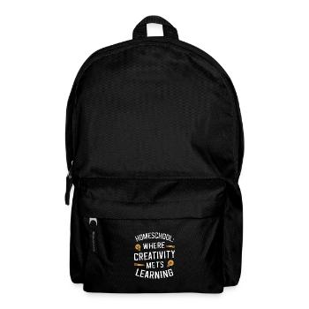 Homeschool Mom Dad Family Life Community Journey - Rucksack - Schwarz - Vorne