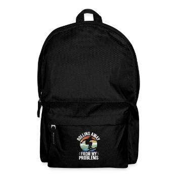 Skater Life: Downhill Longboarding Und Street - Rucksack - Schwarz - Vorne