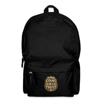 Coin Collector Coin Collection Numismatic History - Rucksack - Schwarz - Vorne