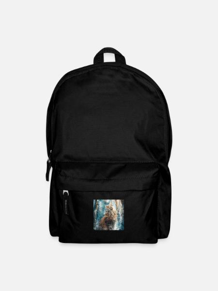 Katze - Rucksack - Schwarz