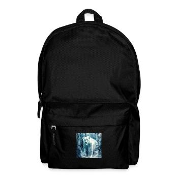 Ours blanc - Sac à dos - noir - Devant