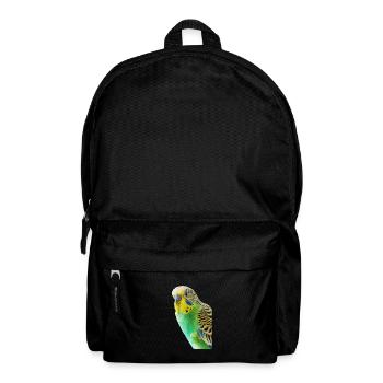 Perruche ondulée - Sac à dos - noir - Devant