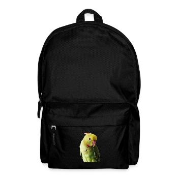 Perruche à collier - Sac à dos - noir - Devant