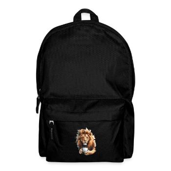 Löwe - Rucksack - Schwarz - Vorne