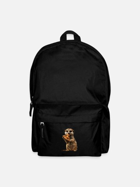 Erdmännchen - Rucksack - Schwarz