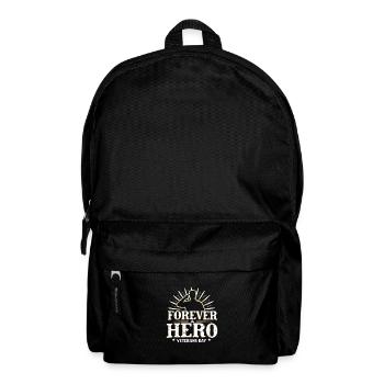 Honor Veterans Day with Patriotism and Military - Backpack - black - Front