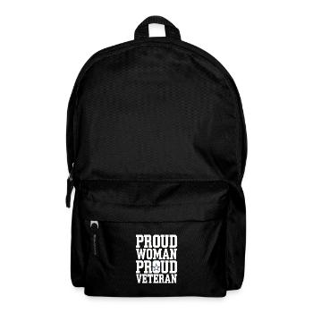 Honor Veterans Day with Patriotism and Military - Backpack - black - Front
