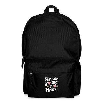 Forever Young At Heart Embrace Life's Vibrant - Backpack - black - Front