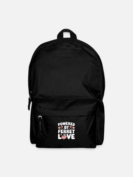 Frettchenbesitzer, Frettchenliebhaber, Süßes - Rucksack - Schwarz