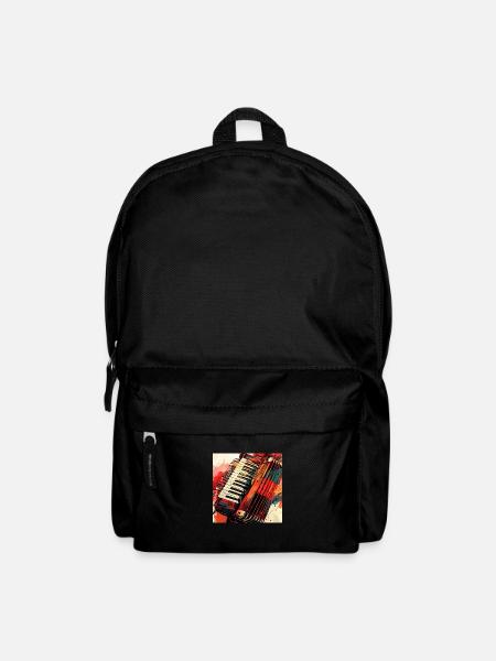 Akkordeon - Rucksack - Schwarz