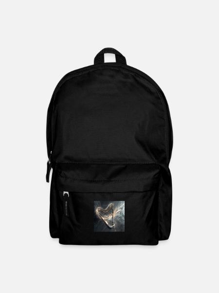 Harfe - Rucksack - Schwarz