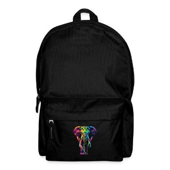 Elefant - Rucksack - Schwarz - Vorne