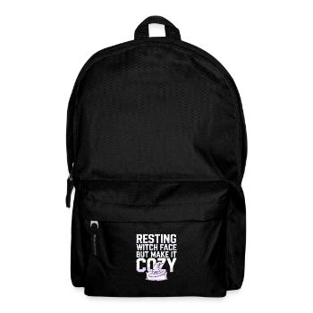 Cozy, Horror, Aesthetics, Spooky, Cozy - Backpack - black - Front