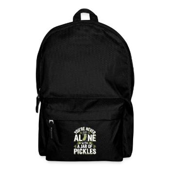 Pickle Lovers Humor Dill-ightful Jokes Funny Food - Rucksack - Schwarz - Vorne