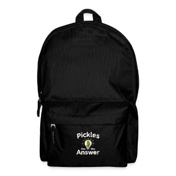 Amateurs de cornichons Humour Blagues dill-ightful Nourriture drôle - Sac à dos - noir - Devant